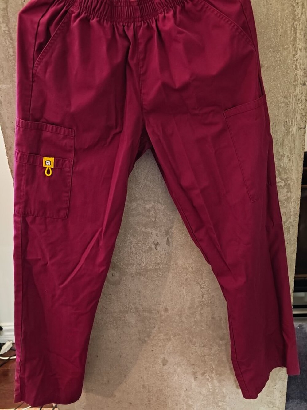 WonderWink Origins "Quebec" Full Elastic Cargo Scrub Pants - XS